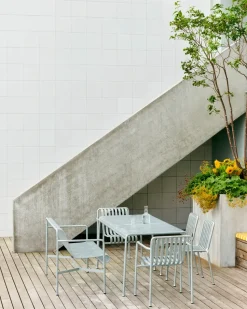 Mesa de comedor Palissade 170x90 cm, Hot galvanised steel