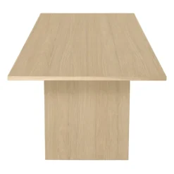 Mesa de comedor Private 100x260 cm, Roble teñido claro