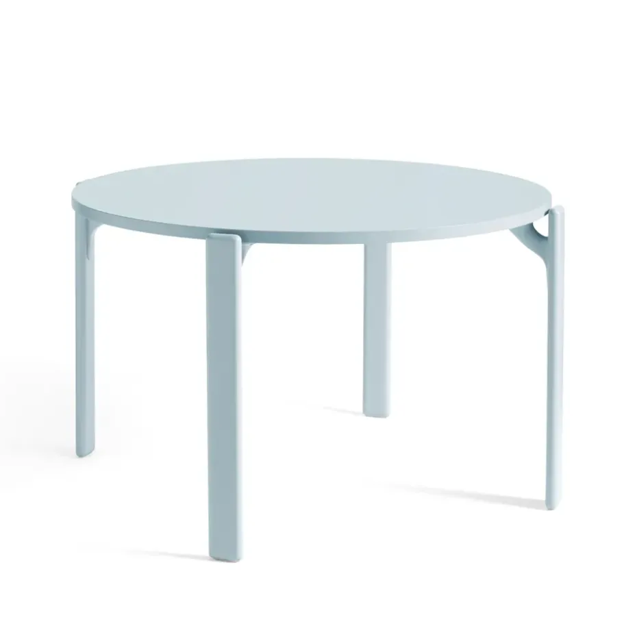 Mesa de comedor Rey Ø128 cm, Azul pizarra