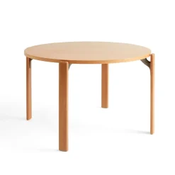 Mesa de comedor Rey Ø128 cm, dorado