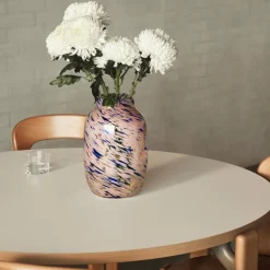 Mesa de comedor Rey Ø128 cm, negro profundo