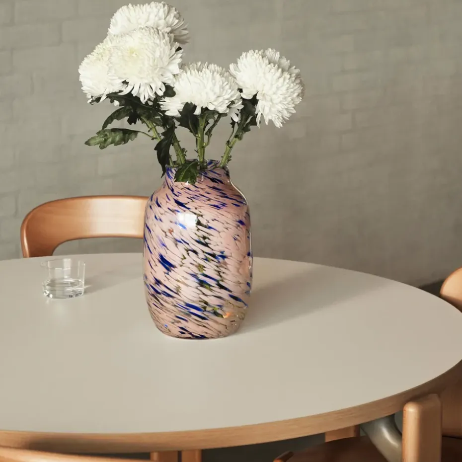 Mesa de comedor Rey Ø128 cm, negro profundo