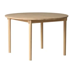 Mesa de comedor Tak Ø120 cm, Monocoat natural