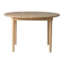 Mesa de comedor Tak Ø120 cm, Monocoat natural
