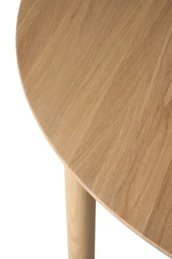 Mesa de comedor Tak Ø120 cm, Monocoat natural