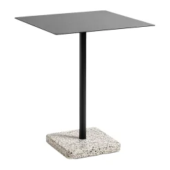 Mesa de comedor Terrazzo 60x60 cm, Grey terrazzo-anthracite