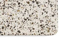 Mesa de comedor Terrazzo Ø70 cm, Grey terrazzo-anthracite