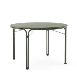 Mesa de comedor Thorvald SC98 Ø115 cm, Bronze green