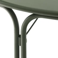 Mesa de comedor Thorvald SC98 Ø115 cm, Bronze green