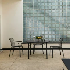 Mesa de comedor Thorvald SC98 Ø115 cm, Black