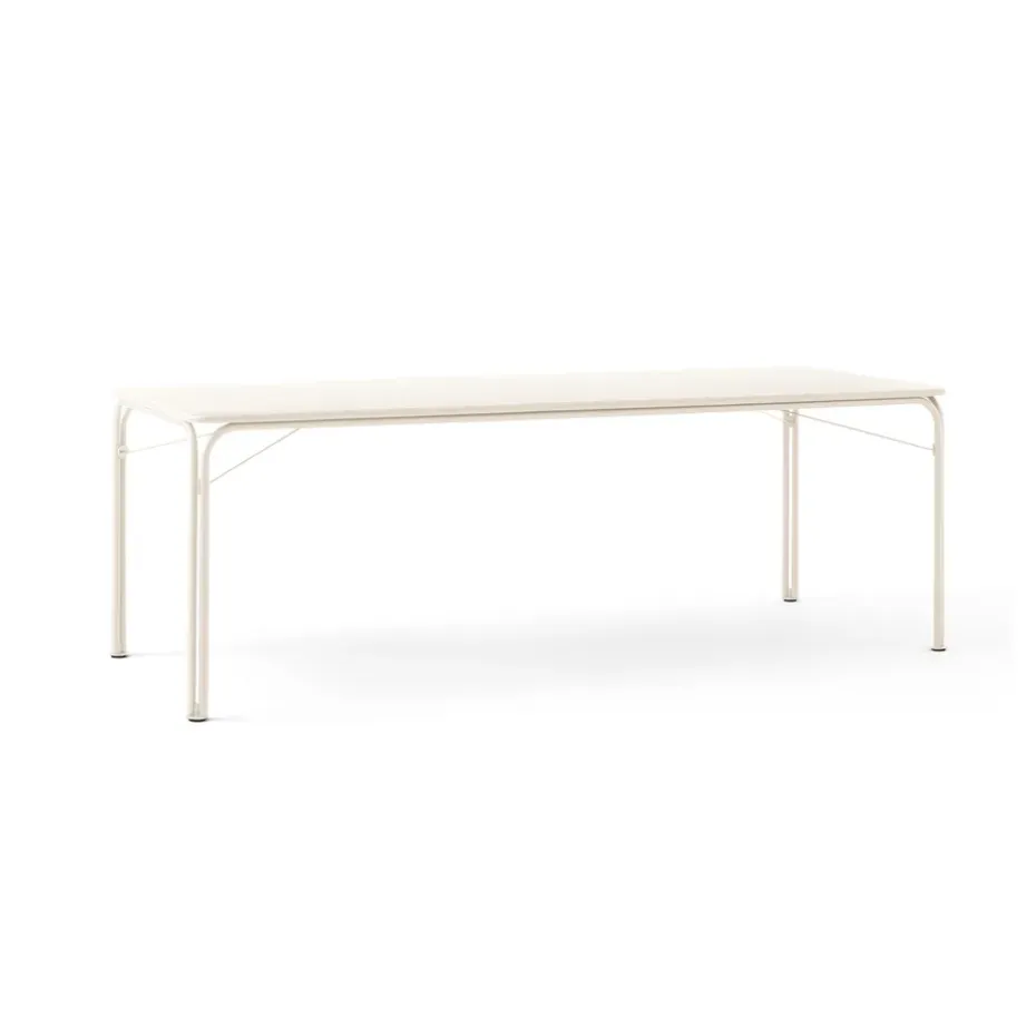 Mesa de comedor Thorvald Outdoor SC99, 220 cm, Ivory