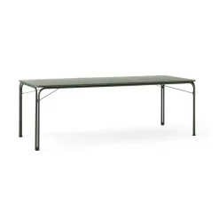 Mesa de comedor Thorvald Outdoor SC99, 220 cm, Bronze green