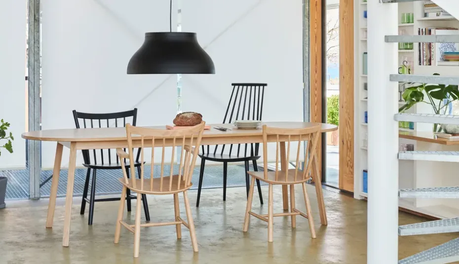 Mesa de comedor Triangle Leg, roble aceite, 200x85 cm