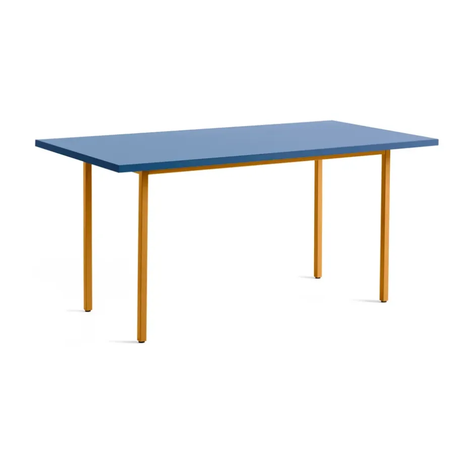Mesa de comedor Two-Colour 82x160 cm, Ochre-blue