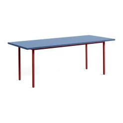 Mesa de comedor Two-Colour 90x200 cm, Maroon red-blue