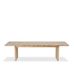 Mesa de comedor Vaud, Roble blanqueado, 2 extensiones