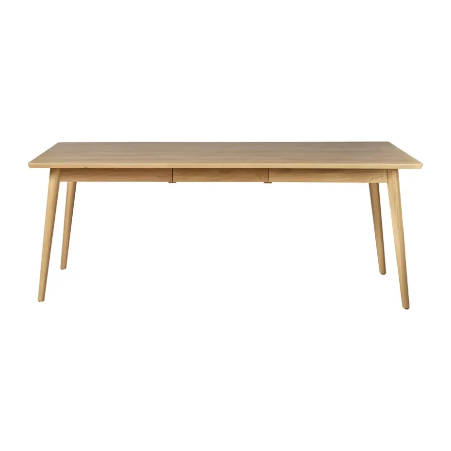 Mesa de comedor VIOR 90x200 cm, Roble lacado