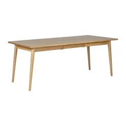Mesa de comedor VIOR 90x200 cm, Roble lacado