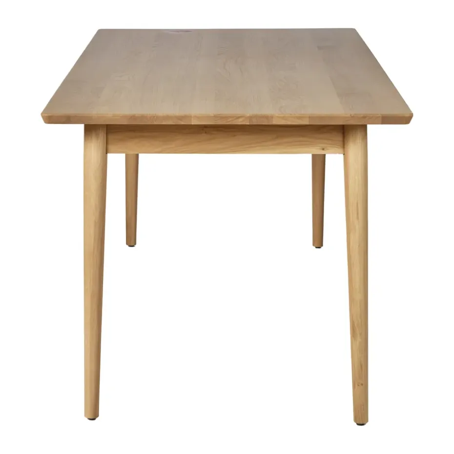 Mesa de comedor VIOR 90x200 cm, Roble lacado