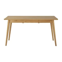 Mesa de comedor VIOR 90x120 cm, Roble lacado