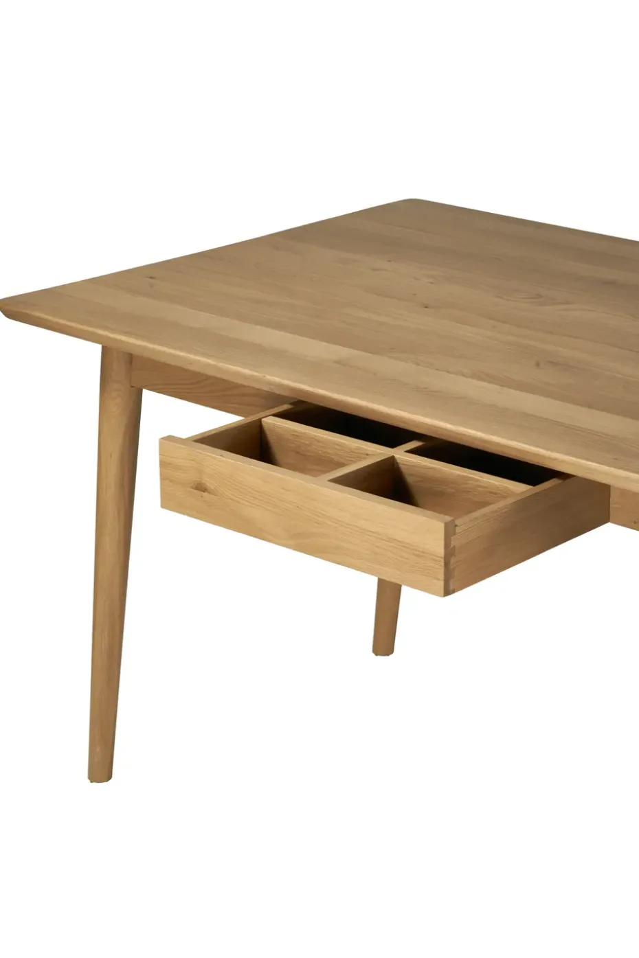 Mesa de comedor VIOR 90x120 cm, Roble lacado