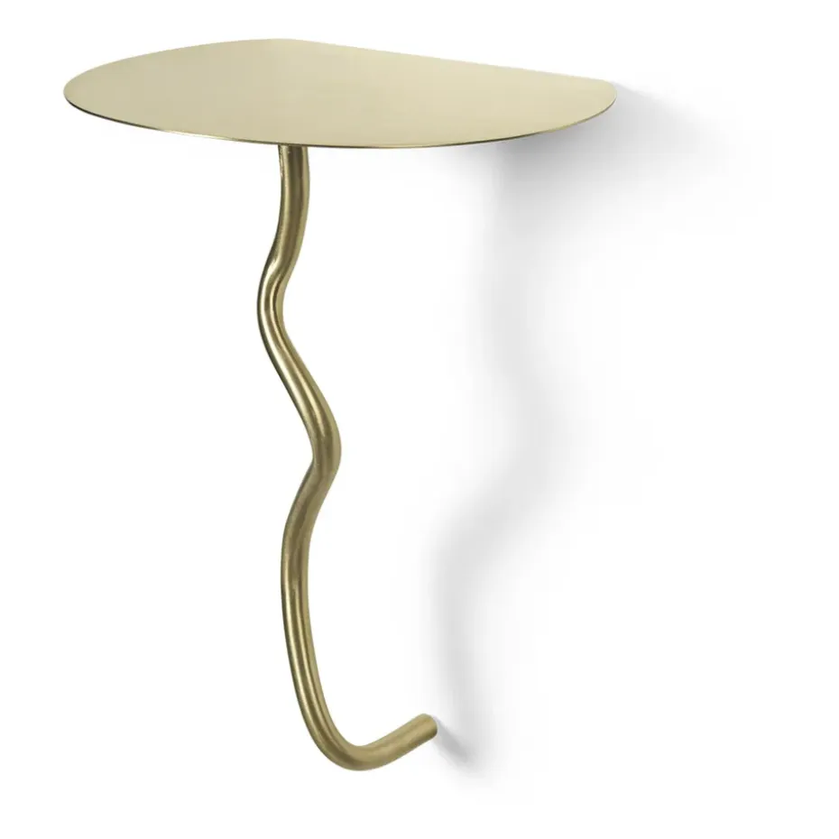 Mesa de pared Curvature, Brass