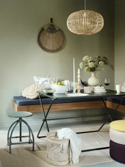 Mesa Eden 120x70x74 cm, Forest green