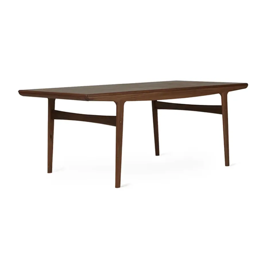 Mesa Evermore con 2 extensiones de 45 cm cada una, Oiled walnut, 190 cm