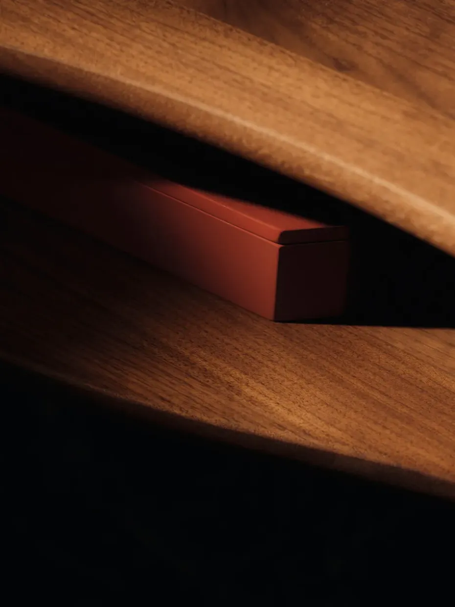 Mesa Feve 100x36x85 cm, Walnut