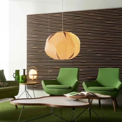 Mesa Flower 84x90 cm, H45-negro-canto de nogal-base negra