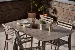 Mesa Marsala, Taupe, 152x90 cm