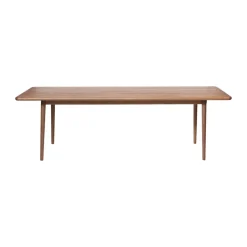 Mesa Miss Holly Special Edition 235x82 + 1 tablero de extensión, Roble Chocolat aceite