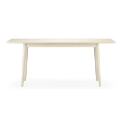 Mesa Miss Holly, 175x82 cm, Abedul aceitado blanco, no divisible