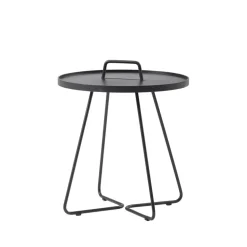 Mesa On the move Ø44 cm, Black