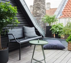 Mesa On the move Ø44 cm, Dusty green