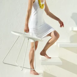 Mesa On the move Ø44 cm, White