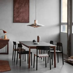 Mesa Patch HW2, Beige arizona, estructura de roble aceitado blanco