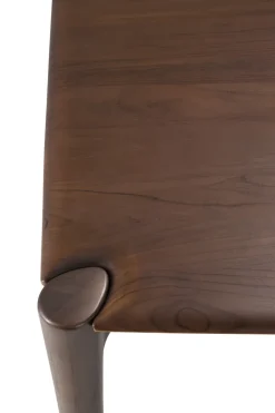 Mesa PI, Lackad teak brown, 240x100 cm