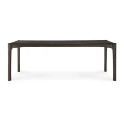 Mesa PI, Teca dark brown, 220x95 cm