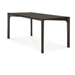 Mesa PI, Teca dark brown, 160x80 cm