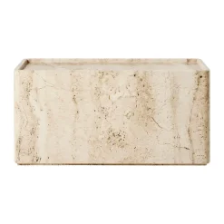 Mesa Pietra 30x80x40 cm, Neutral white travertine