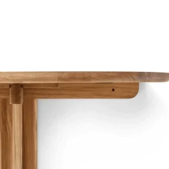 Mesa plegable de pared Trefoil, Roble