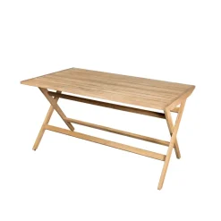 Mesa plegable Flip 140x80x72,5 cm, Teak
