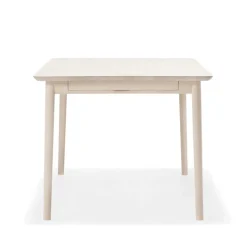 Mesa Prima Vista, Abedul claro lacado mate-180cm-1 tablero de extensión