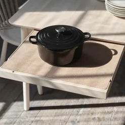 Mesa Prima Vista, Abedul claro lacado mate-180cm-1 tablero de extensión