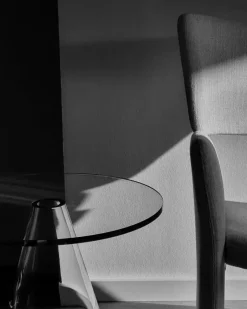 Mesa Sander Ø48 cm, Vidrio