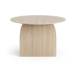 Mesa Savoa H45 cm, roble pigmentado blanco