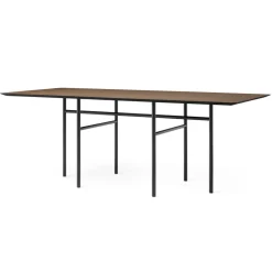 Mesa Snaregade rectangular, negro-roble teñido