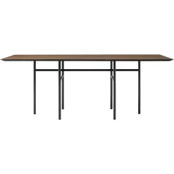 Mesa Snaregade rectangular, negro-roble teñido