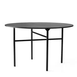 Mesa Snaregade redonda, Negro, Ø120 cm